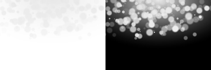 Transparent PNG background with soft white bokeh lights, glowing particles, and shimmering dust. Perfect for overlays, festive designs, magical effects, and adding light sparkle to photos