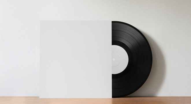 An image of a Vinyl isolated on a white background