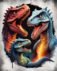 Dinosaur Vector Design