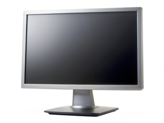 Computer monitor isolated on transparent background