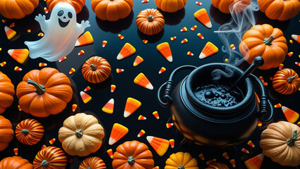 seamless halloween pattern