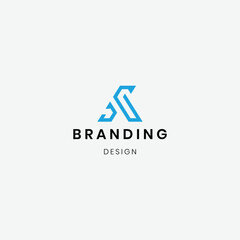 Branding identity letter "A" and "AC" creative logo design