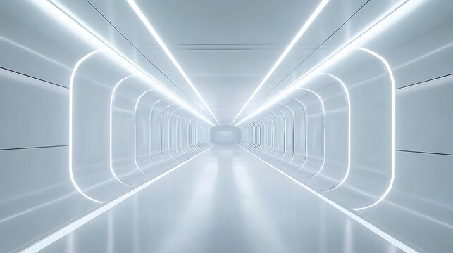 Fototapeta abstract 3d tunnel