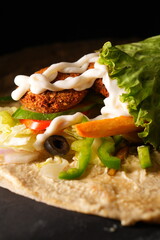 fried fish with vegetables