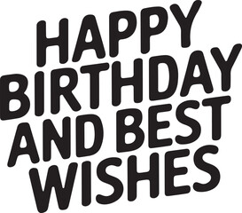 Modern Happy Birthday Shirt Design