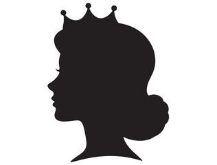 PRINCESS HEAD SILHOUETTE