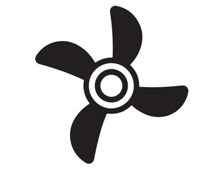 Obraz premium PROPELLER SILHOUETTE