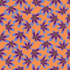 cute flower pattern image for fabric textile or wall decoration
