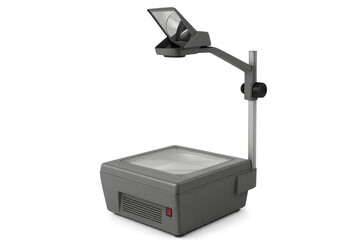 Overhead projector on transparent background projecting light