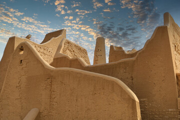 Al Diriyah old capital . Riyadh Saudi Arabia - Diriyah ruins - Saudi culture. National day © Ayman