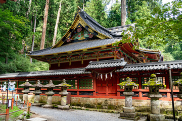 Fototapeta premium Futarasan temple in Nikko, Japan