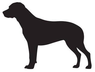 RHODESIAN RIDGEBACK DOG SILHOUETTE