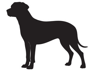 RHODESIAN RIDGEBACK DOG SILHOUETTE