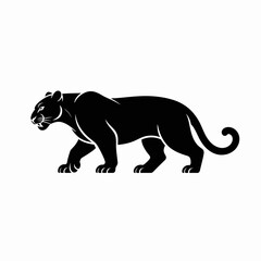 Obraz premium Black Panther Silhouette Design