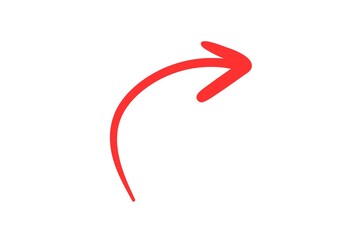 Fototapeta premium arrow on white background, dircection arrow sign