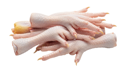 Isolated Chicken Feet