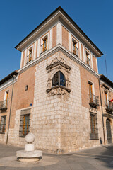 Valladolid, Spain – View of Palacio de Pimentel, historic building housing the Provincial Council with elegant Renaissance architecture.