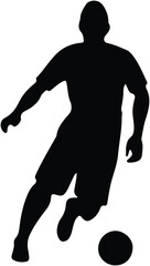 Sports silhouettes vector art illustration