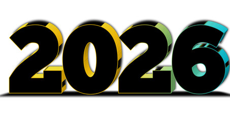 The image displays the year 