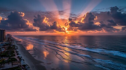 Stunning sunrise over south padre island texas - high definition wallpaper for your desktop beach wallpaper summer wallpaper beach background tropical nature.