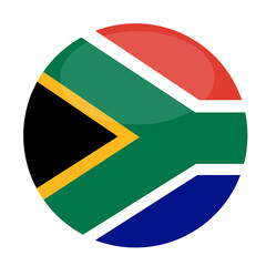 South African flag button 