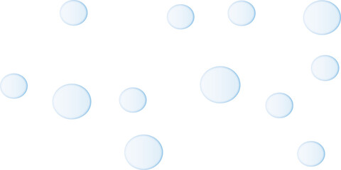 Blue Bubbles Patterned on a White Background with a Minimalistic  lightness, and simplicity. Perfect for backgrounds, textures, and creative usage across design.