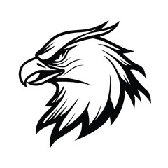 Majestic Eagle Head Illustration A Powerful Vector Design