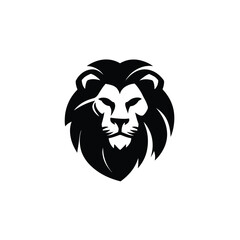 Bold and Majestic Lion Head Illustration, a Powerful Symbol of Strength, Courage, and Royalty, Ideal for Branding and Design Projects