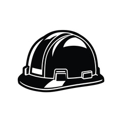 Simple mine cart vector icon. Black silhouette of a mining rail trolley or ore wagon for coal and mineral transportation.