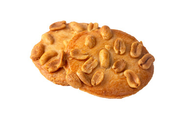 Delicious looking peanut cookies are a gourmet delight