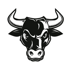 Powerful Bulldog Head Illustration Vector Graphic Design