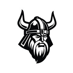 Majestic Viking Warrior Head Portrait A Symbol of Strength and History