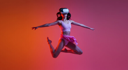 Obraz premium Ginástica Virtual: Movimento e Tecnologia