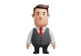 Isolated Businessman avatar