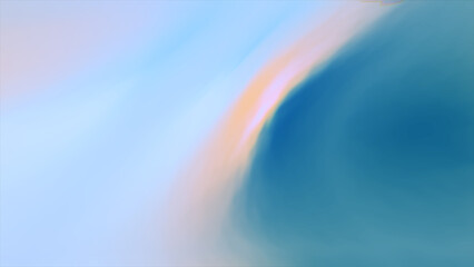 A holographic rainbow iridescent soft blue green colors streaks gradient, blurry abstract pastel background 4k