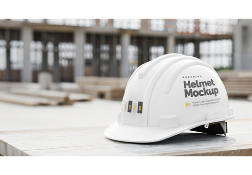Construction Helmet Mockup 6