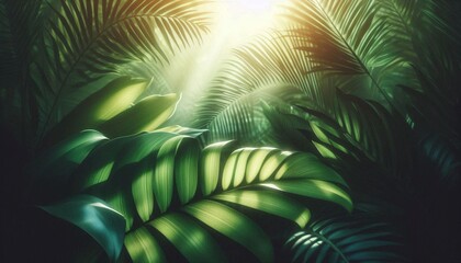 Dreamy Tropical Leaves