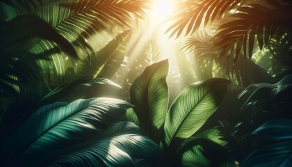 Dreamy Tropical Leaves