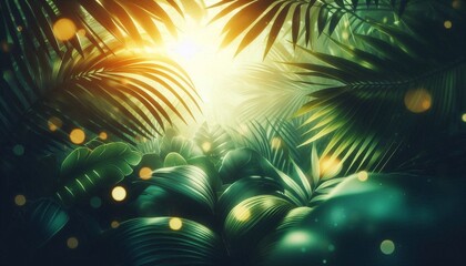 Dreamy Tropical Leaves