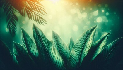 Dreamy Tropical Leaves