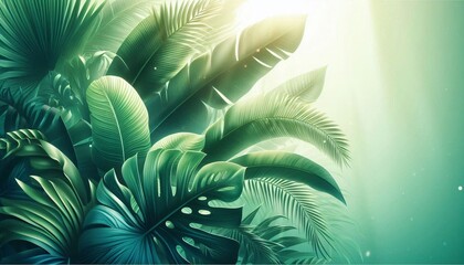 Dreamy Tropical Leaves