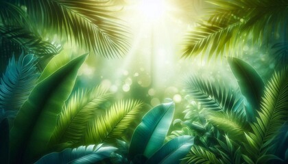 Dreamy Tropical Leaves