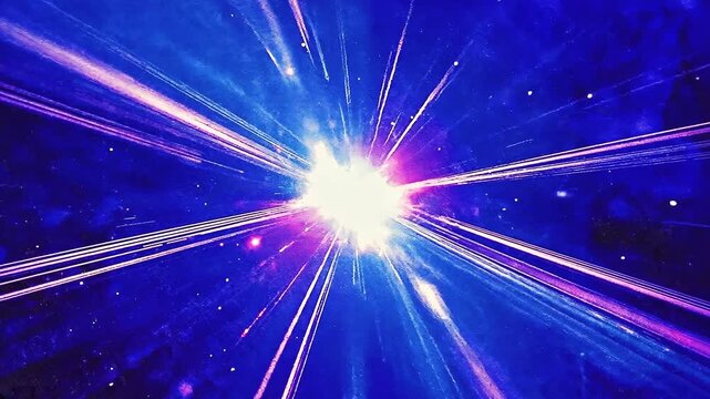 Digital Space Vortex with Bright Central Core