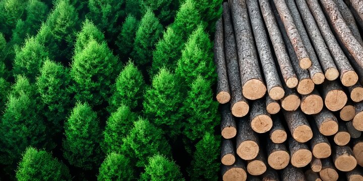 A Contrast Between Environmental Destruction and Pristine Forests A Call to Protect Our Ecosystems