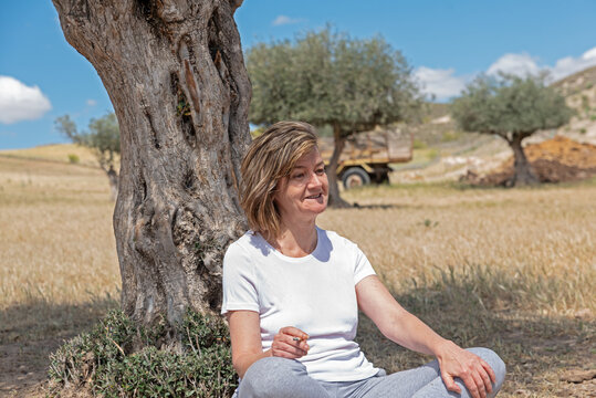Whispers of the olive grove, enjoyment and calm under the trees - Powered by Adobe