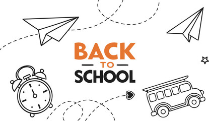 Grunge vintage black stamp with back to school sign illustration