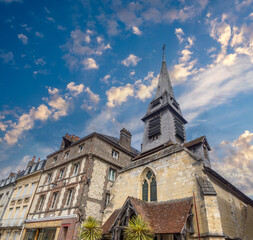 Fototapeta premium Église Saint-Étienne (St. Stephen's Church) in Honfleur, France, now the Maritime Museum.