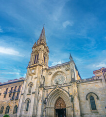 Fototapeta premium The cathedral of Bilbao, Bilbao, Biscay, Basque country, Northern Spain