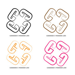 Geometric C Monogram Logo