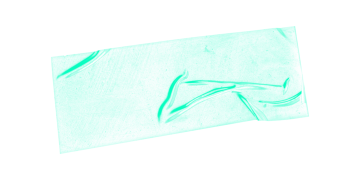 Abstract representation of a swirling liquid with pixelated edges on a black background in monochrome